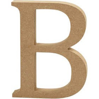 Small 8cm Wooden MDF Letters, Numbers & Symbols | Wood Shapes for Crafts
