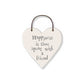 Happiness with a Friend - Mini Wooden Hanging Heart | Cracker Filler | Mini Gift