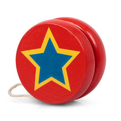 Mini Colourful Wooden Yo-Yo for Kids | Single | Little Gift | Cracker Filler