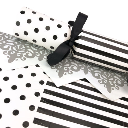 Monochrome Spots & Stripes | Cracker Making Craft Kit | Make & Fill Your Own