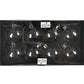 8 Fillable 60mm Clear Glass Bauble Christmas Ornaments for Tree Decoration