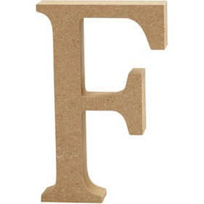 Large 13cm Wooden MDF Capital Letters, Numbers & Symbols for Crafts