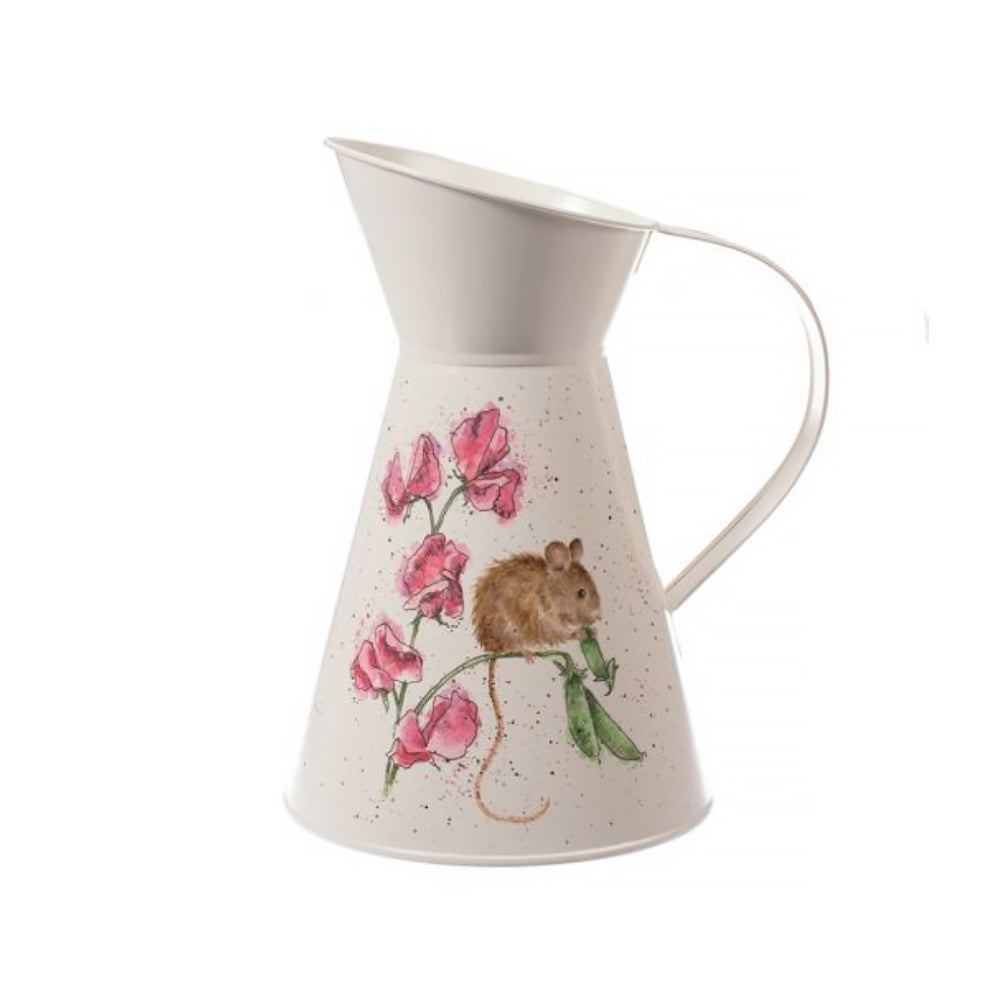 'The Pea Thief' Mouse | Flower Jug Vase | Home Decor & Gift | Wrendale Designs