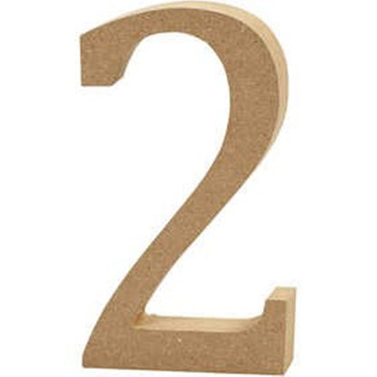Small 8cm Wooden MDF Letters, Numbers & Symbols | Wood Shapes for Crafts