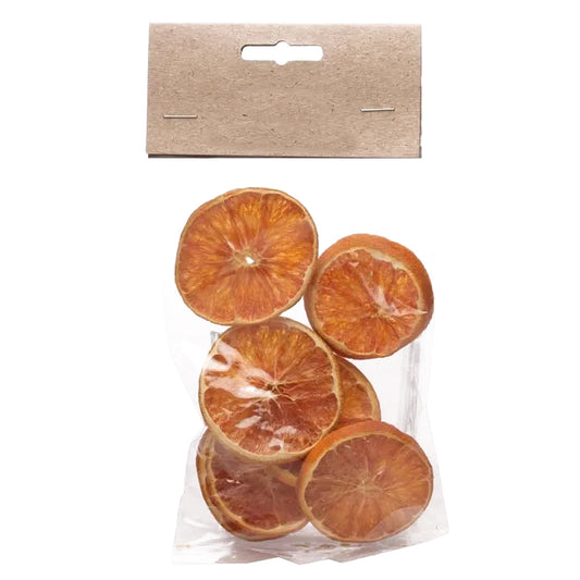 6 Pack Dried Ruby Grapefruit Slices for Floristry & Wreath Making