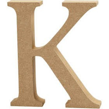 Small 8cm Wooden MDF Letters, Numbers & Symbols | Wood Shapes for Crafts
