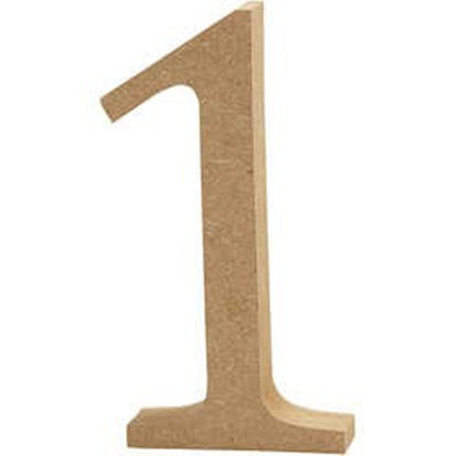 Small 8cm Wooden MDF Letters, Numbers & Symbols | Wood Shapes for Crafts