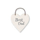 Best Dad - Mini Wooden Hanging Heart | Cracker Filler | Mini Gift