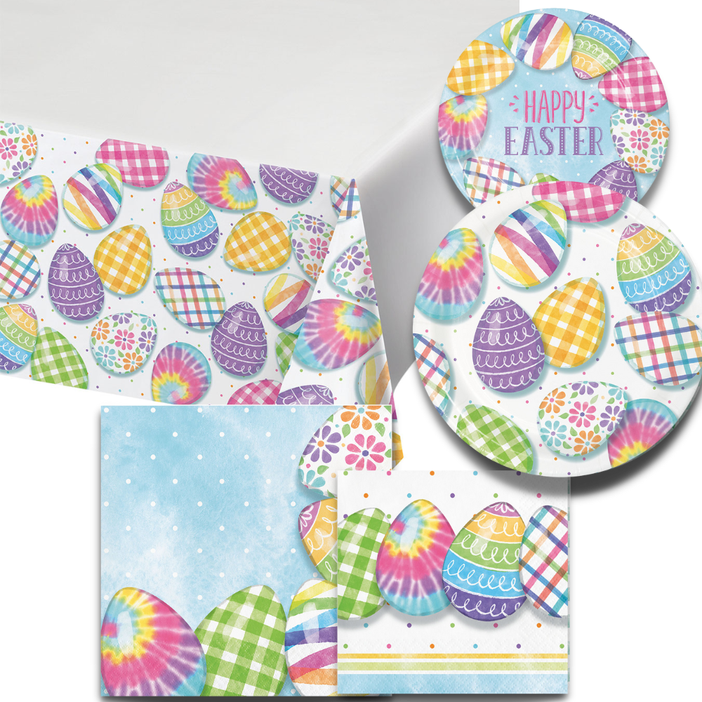 Easter Eggs | Disposable Paper Party Tableware | Plates, Tablecloths & Napkins