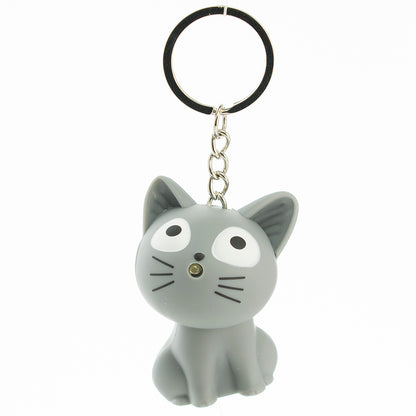 Light Up Pussy Cat Keyring | Single | Mini Gift | Cracker Filler