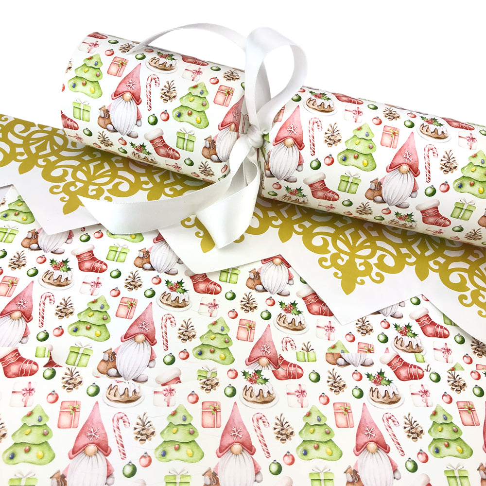 Watercolour Christmas Gonks Cracker Making Kits - Make & Fill Your Own