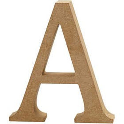 Small 8cm Wooden MDF Letters, Numbers & Symbols | Wood Shapes for Crafts