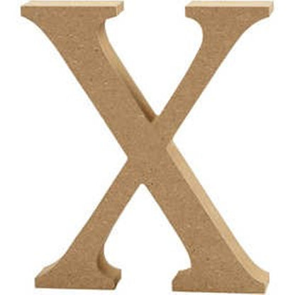 Small 8cm Wooden MDF Letters, Numbers & Symbols | Wood Shapes for Crafts
