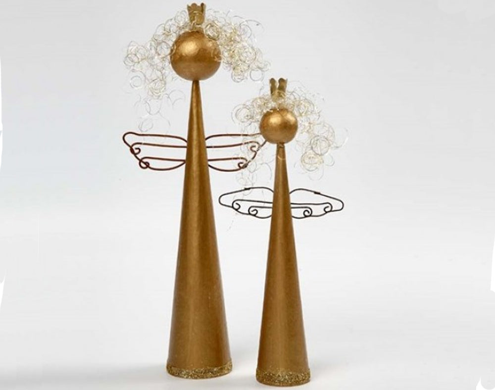 3 Assorted Paper Mache Cones to Decorate 30, 40 & 50cm Tall | Papier Mache
