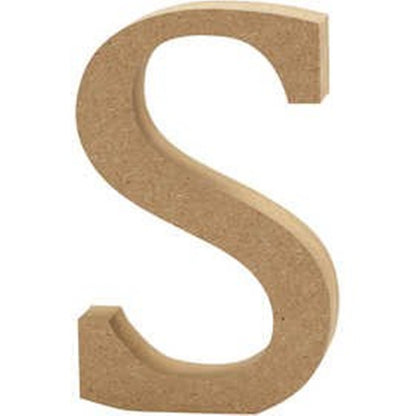 Small 8cm Wooden MDF Letters, Numbers & Symbols | Wood Shapes for Crafts