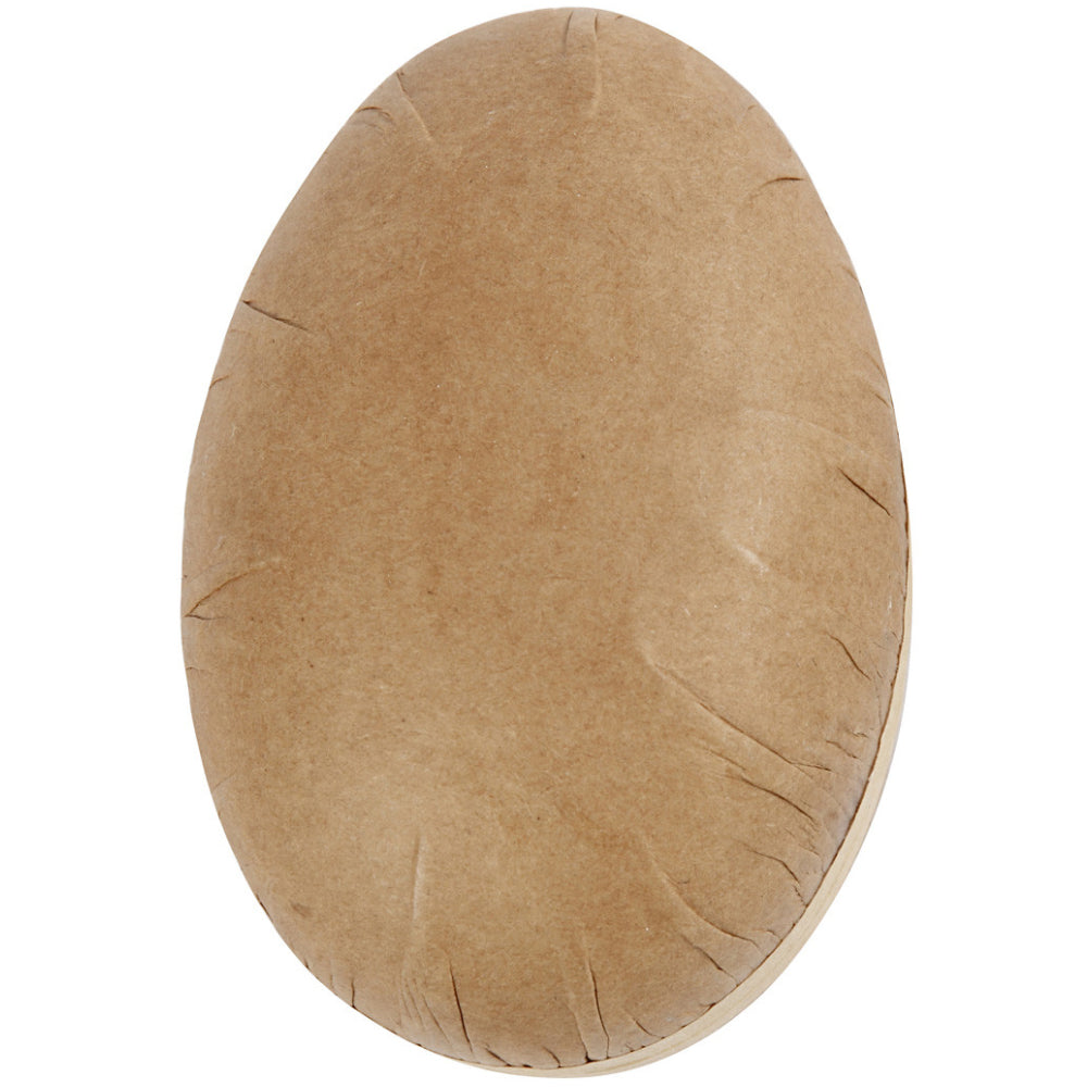 2 Two-Part Opening 12cm Paper Mache Easter Eggs to Decorate