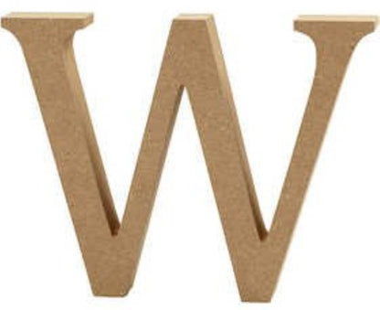 Small 8cm Wooden MDF Letters, Numbers & Symbols | Wood Shapes for Crafts