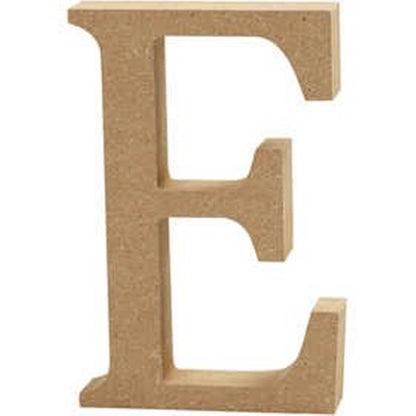 Small 8cm Wooden MDF Letters, Numbers & Symbols | Wood Shapes for Crafts