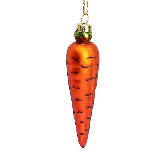 10cm Glass Carrot Hanging Ornament  | for Easter Bunny or Christmas Reindeer
