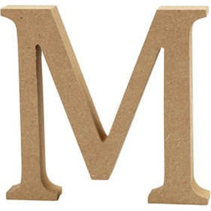 Small 8cm Wooden MDF Letters, Numbers & Symbols | Wood Shapes for Crafts