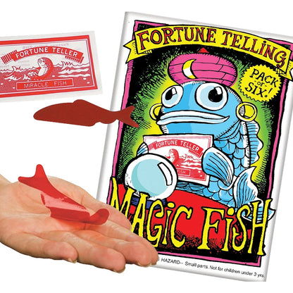 Fortune Teller Fish for Crackers | 6 Individual Packs | Cracker Filler Gifts