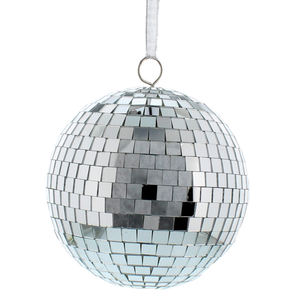 15cm Mirror Ball | Single | Christmas Tree Decoration Bauble | Glitter Ball