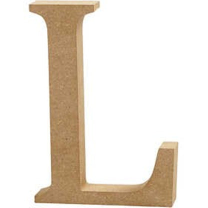 Small 8cm Wooden MDF Letters, Numbers & Symbols | Wood Shapes for Crafts