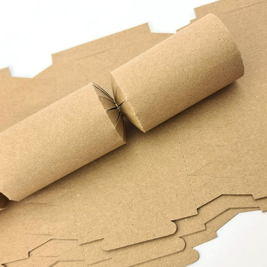 100 Natural Brown Recycled Kraft Make & Fill Your Own DIY Recyclable Crackers