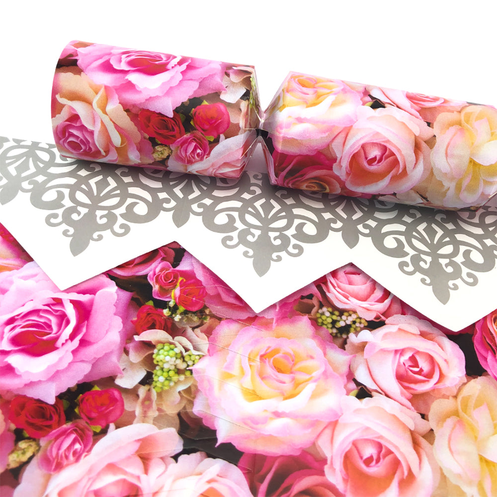 Pink Roses Cracker Making Kits - Make & Fill Your Own