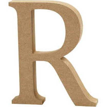 Small 8cm Wooden MDF Letters, Numbers & Symbols | Wood Shapes for Crafts