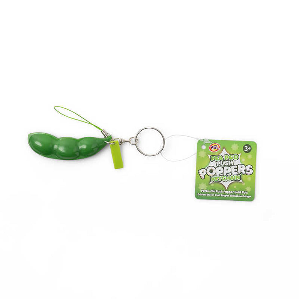 Peas in a Pod Push Poppers Keyring | Cracker Filler | Mini Gift